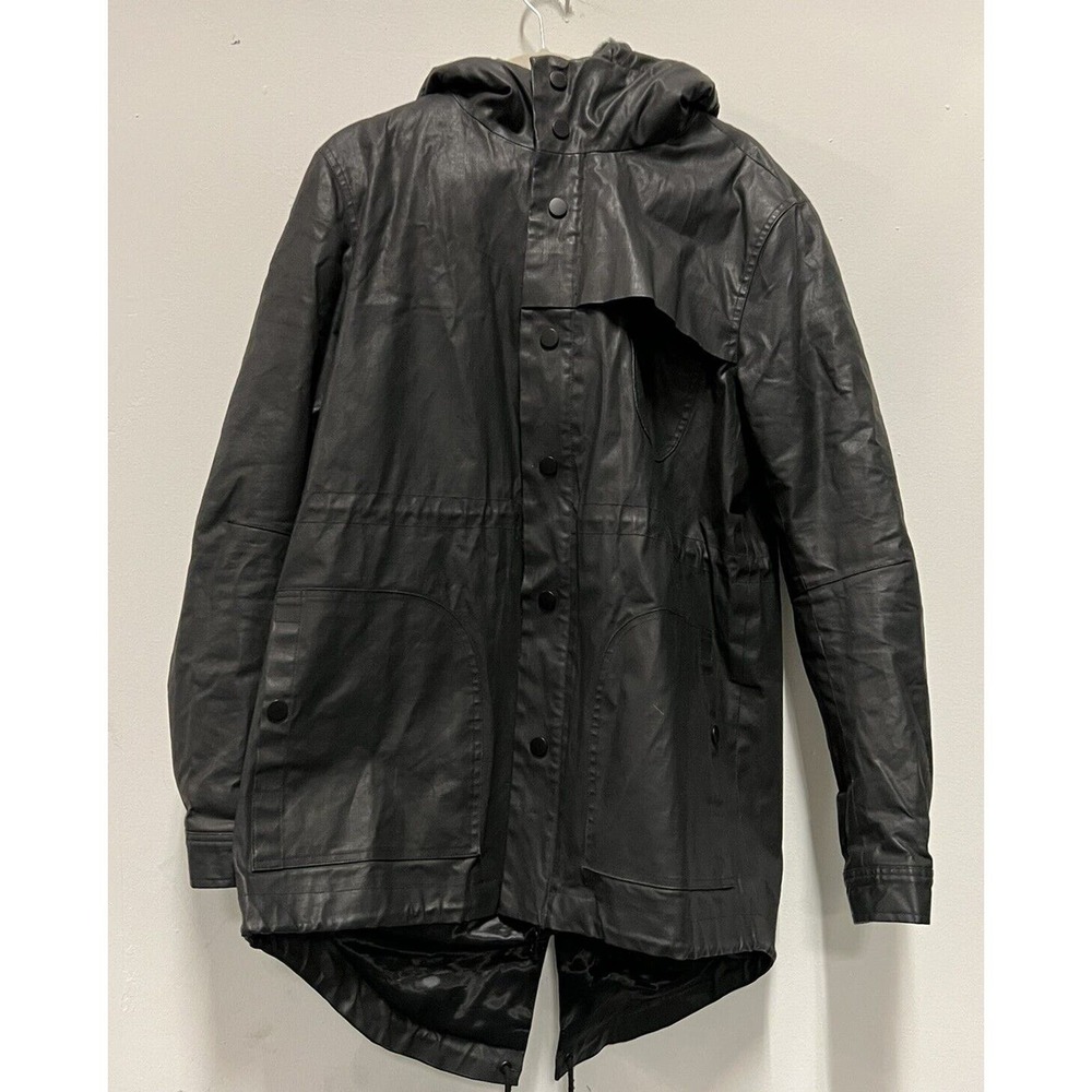 Men's Black Hooded Jacket